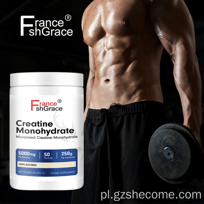 Kreatyna monohydrat w proszku poprawiają zdrowie skóry włosów